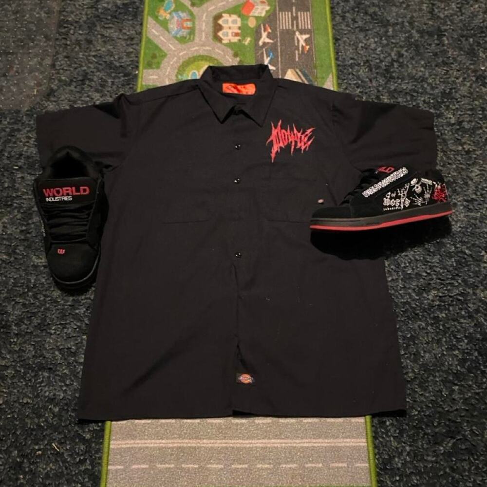 Pentagram Band Button Up